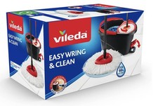 Combiné balai seau à essorage rotatif Set Easywring clean VILEDA