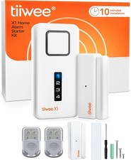 Tiiwee X1 Home Alarme Maison Sirène Puissante Dissuasive 2 Détecteurs Porte #J