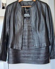 Ensemble femme cuir (agneau) veste / jupe