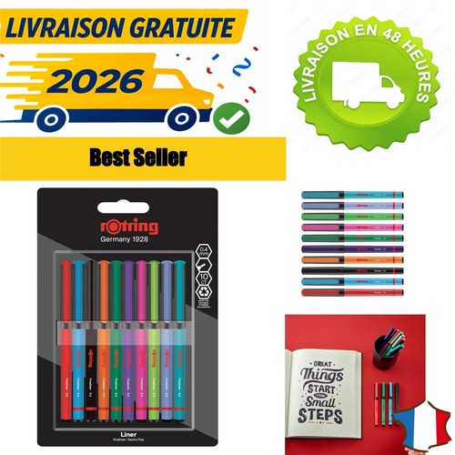 Rotring stylos feutres pointe - stylos,