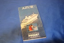 Croisières Paquet paquebot AZUR présentation deck plan ex EAGLE P&O