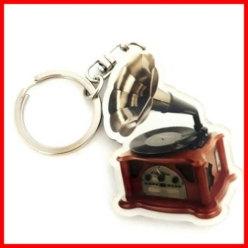 Gramophone porte cle - gramophone,
