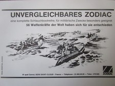 6/1980 PUB ZODIAC CANOT PNEUMATIQUE INFLATABLE COMMANDO ORIGINAL GERMAN AD