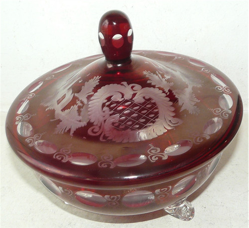 Pot couvert cristal de - pot,