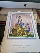 Menu Paquebot France. French