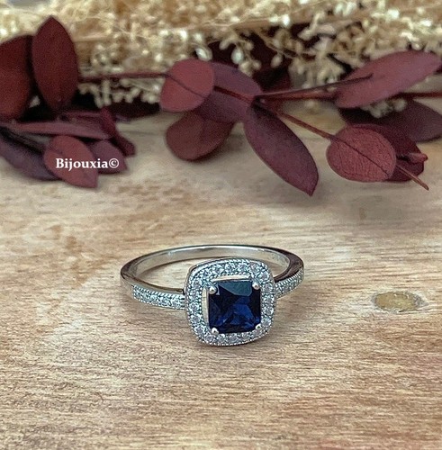 Bague saphir argent - saphir,