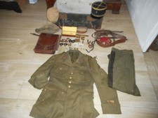 MALLE COMPLETE DU CAPITAINE BELIN INFANTERIE COLONIAL 1920