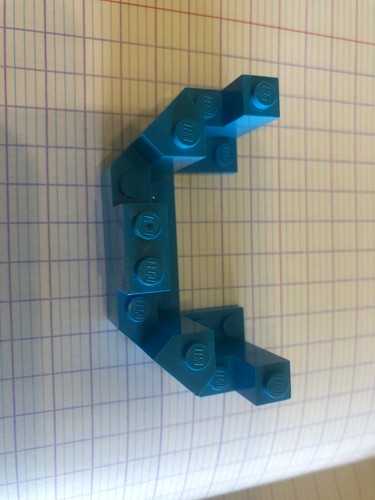 Lego 6066 blue - brick, 8