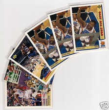 Patrick Ewing lot of six cards