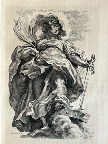 Rubens gravure eau forte - eau,