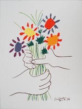 Pablo PICASSO : Le bouquet de