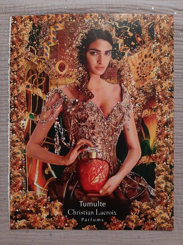 Publicité papier parfum - publicité, c