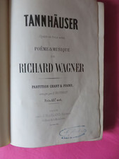 Tannhäuser opéra en trois actes de Richard Wagner