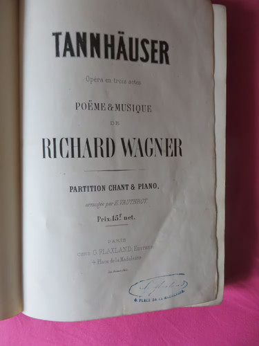 Tannhäuser opéra trois - tannhäuser,