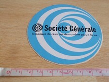 Autocollant vintage Banque SOCIÉTÉ GÉNÉRALE