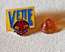 Rare 1988 VINTAGE Corvette VETTE Tie Tack Pin hat pin, lapel pin 14K Gold Plated