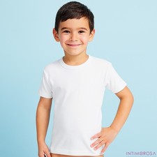 T-Shirt Ellepi 4289 pour Enfant Manche Courte Coton 3 Pièces