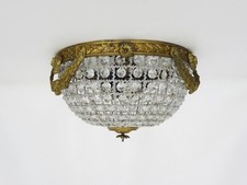 Plafonnier demi corbeille à 3