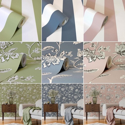 Juliette rayures floral - rayures,
