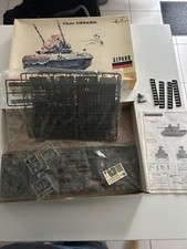 HELLER Vintage CHAR GEPARD 1/35 Neuf Pièces Sous Blister Boîte Usée Complet 820