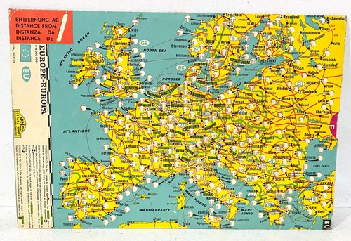 Ancienne carte des - ancienne, distances