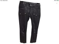 Superbe pantalon cuir slim