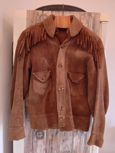 Veste western ancienne - veste, en