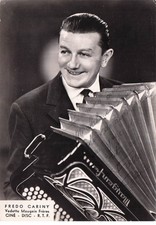 ACCORDEON , Accordeoniste  Fredo CARINY  (dedicace)