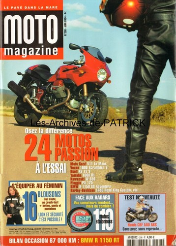 Moto magazine 208 bmw - 208,