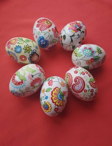 Oeufs pâques - oeufs, bois