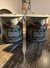 Ancien Lot Boîte Lapin Mobil