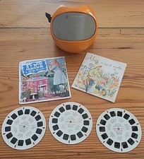 3 DISQUES VISIONNEUSE VIEW MASTER ALICE AU PAYS DES MERVEILLES WALT DISNEY 