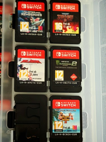 Lot jeux switch sans boites - lot,
