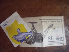 ANCIEN MOULINET RU MER - RU SPORT POUR LA PECHE