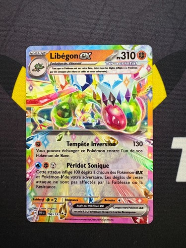 Carte pokémon libégon - carte,