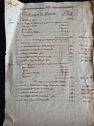 Archives 1715 seigneurie - 1715,