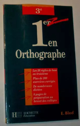 1er orthographe ce2 bled - 1er, :
