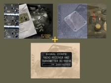 KIT RESTAURATION RADIO BC1000 A . LABEL STENCIL POCHOIR . Jeep  willys US WW2