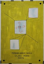 Garcia Ferran Sevilla Galerie Lelong 1988 Affiche Originale Exposition