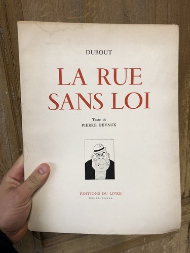 Livre dubout rue sans - rue, loi