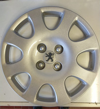 LOT DE 4 ENJOLIVEURS PEUGEOT PARTNER/308/207  JANTES 15" AVEC  LOGO