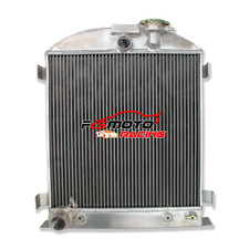 3 Row RADIATOR FOR 1932 FORD MODEL A LOW BOY STREET ROD CHOPPED W/FORD V8 302 AT