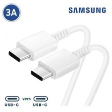 Cable Cordon 3A USB-C 180cm Charge Rapide Original Samsung Pour Chargeur 15W/25W