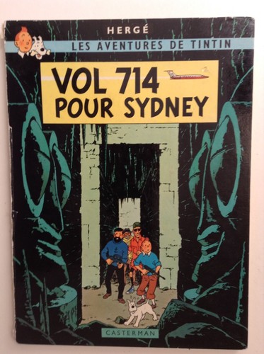 Tintin hergé vol -  tintin,