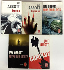 LOT de 5 JEFF ABBOTT roman