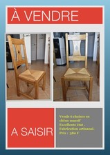 Chaises En Chêne Massif 