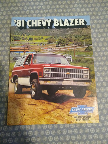 Brochure chevy blazer - brochure,