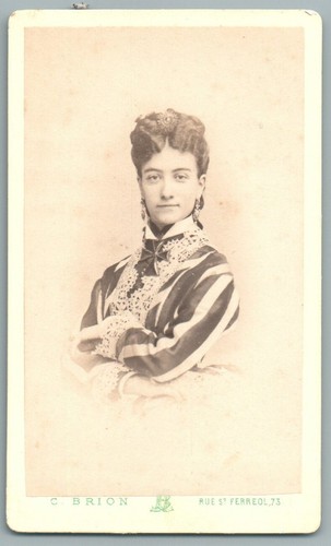 Cdv 1872 noblesse berthe de - cdv, noblesse.