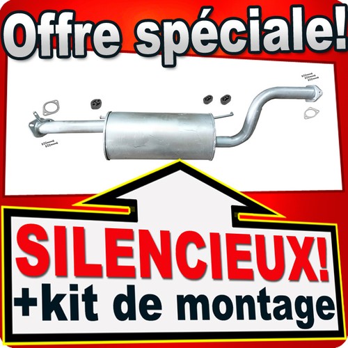Silencieux intermédiaire pour - intermédiaire,
