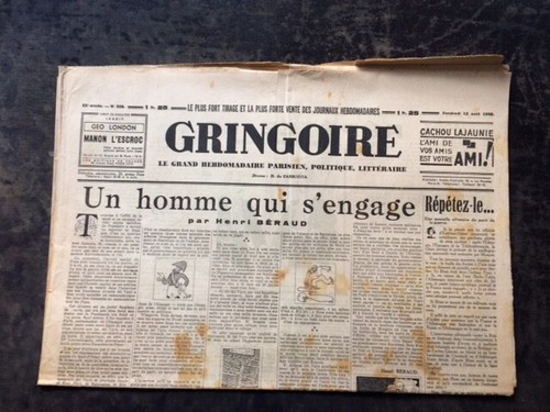 Gringoire 509 1938 un - ,